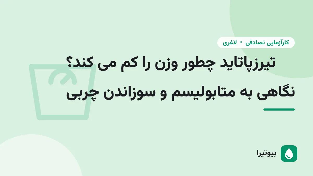 تیرزپاتاید چطور وزن را کم می کند؟ نگاهی به متابولیسم و سوزاندن چربی